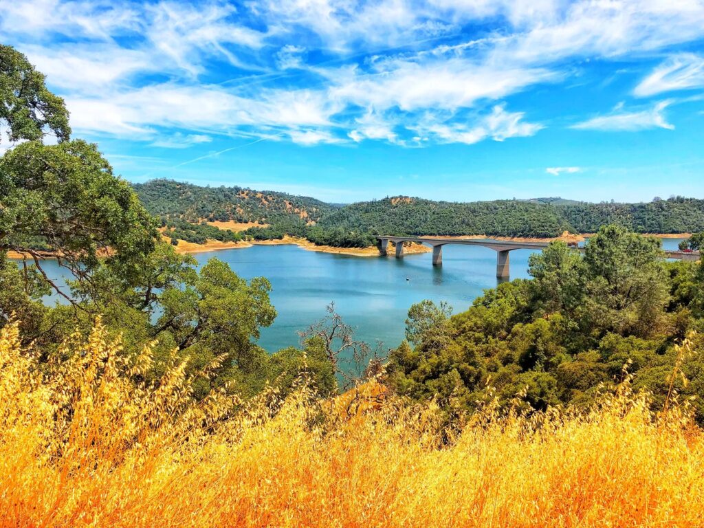 Stevenot Bridge over New Melones Lake